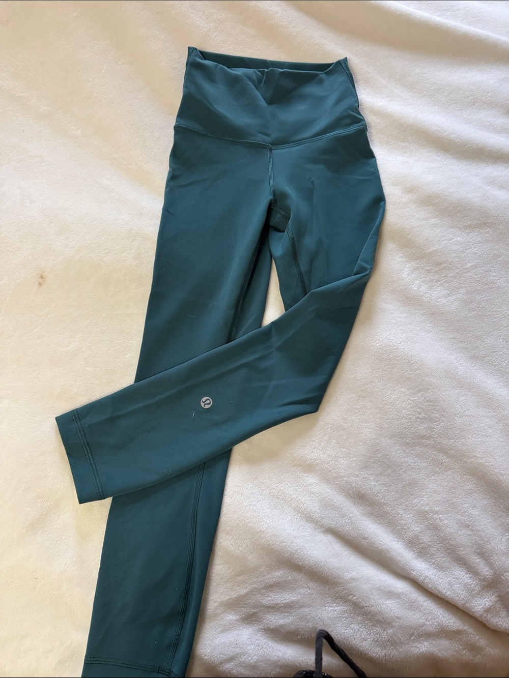 lululemon athletica Girls' Teal Green High-Rise Leggings